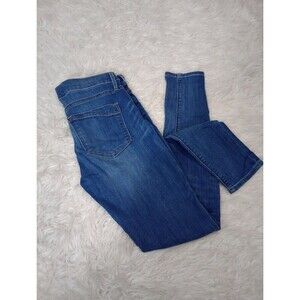 Express Women's Size 6R Stretch Legging Mid Rise Light Wash Blue Jeans